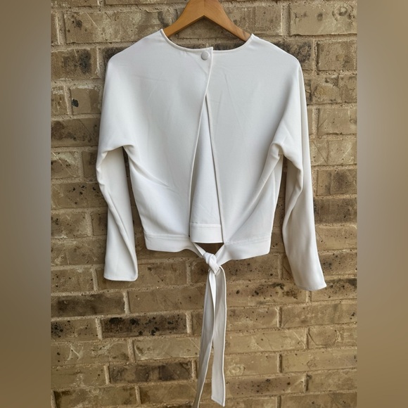 Wilfred Ivory Long Sleeve Blouse - Picture 5 of 10